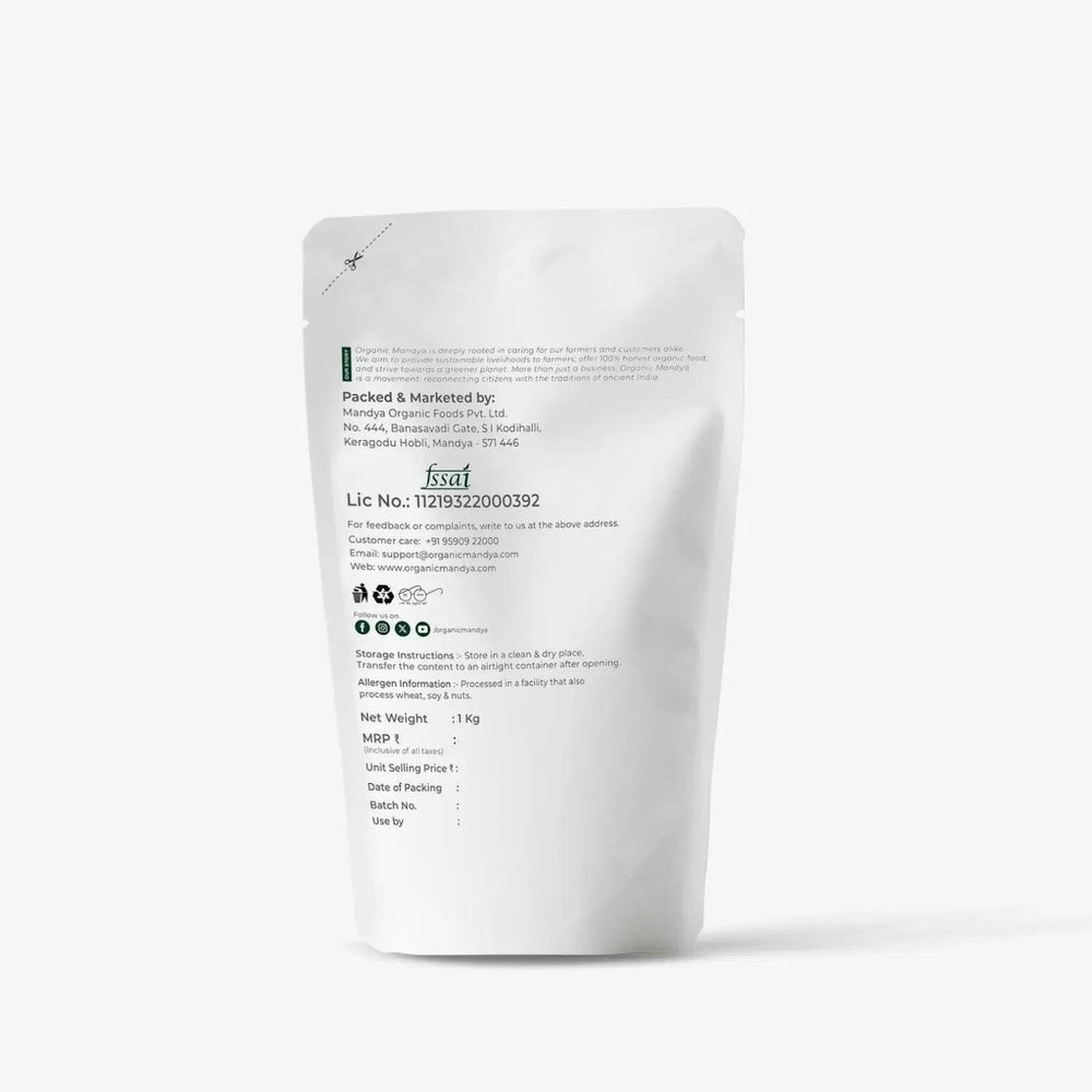 Organic Proso Millet (Baragu) 1kg Backside