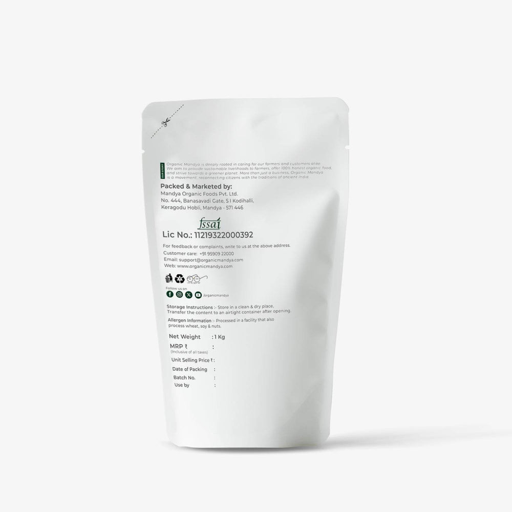 Organic Crystal Sea Salt 1kg Backside