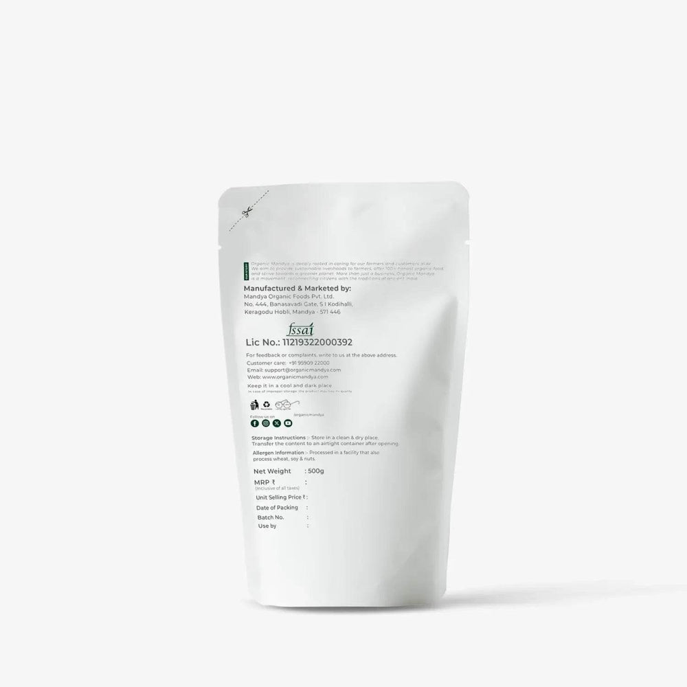 Organic Bansi Rava 500g Backside
