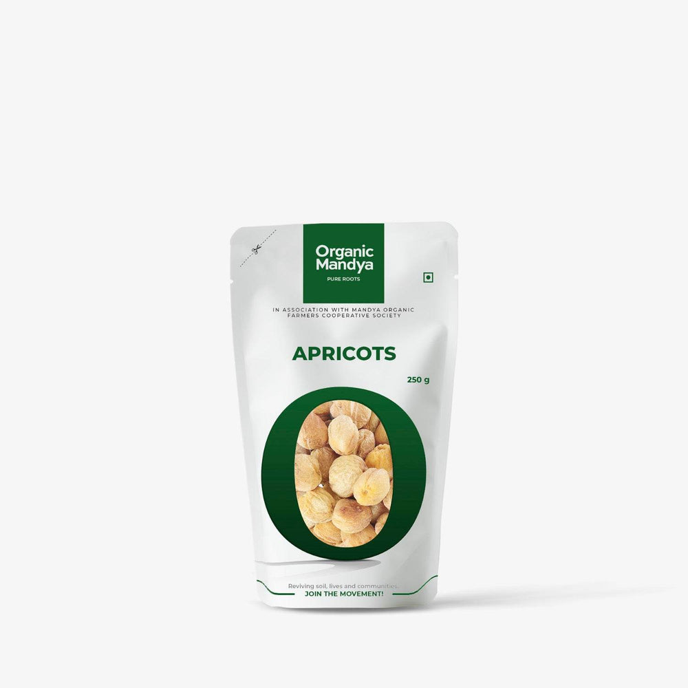 Organic Apricot Apricots (250g) front-Organic Mandya