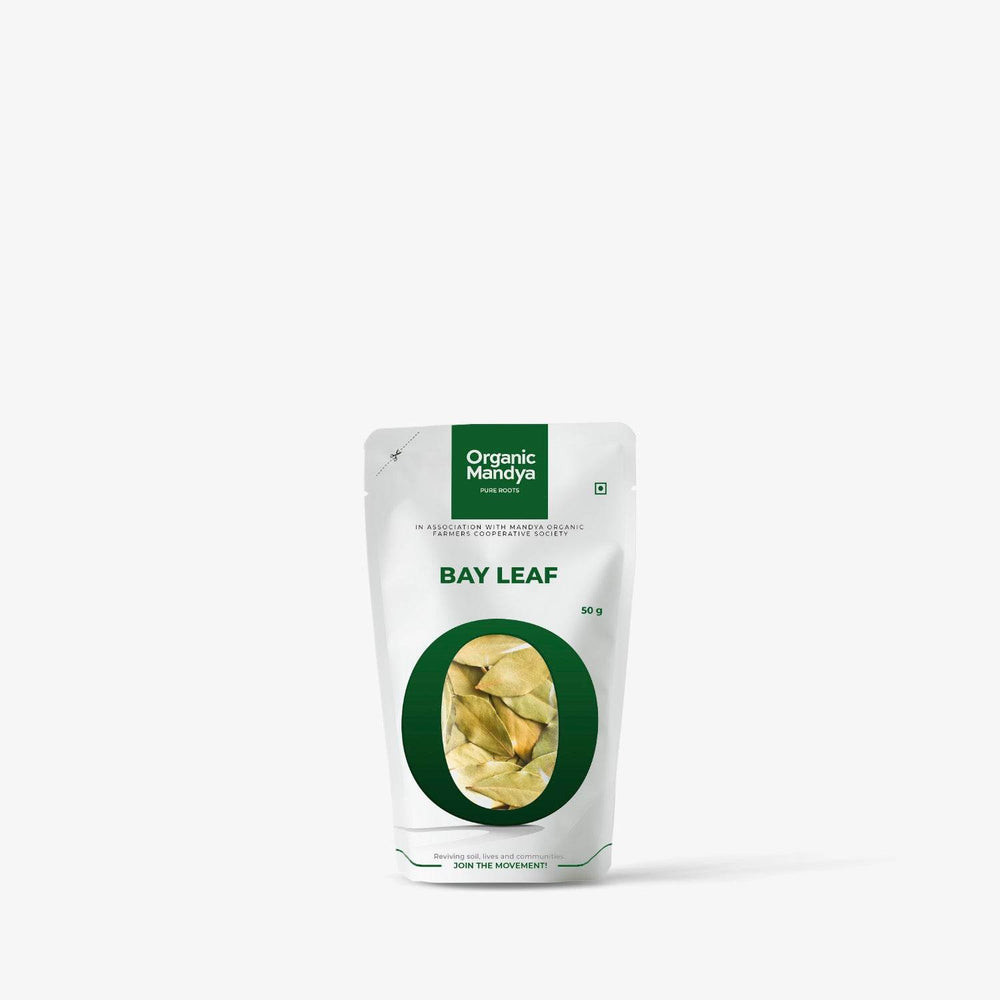 Organic Bay Leaf Bay leaf- (50g) Front - Organic Mandya