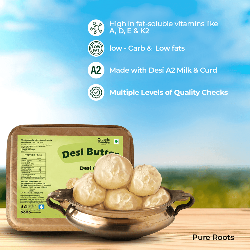 A2 Desi Butter A2 Desi Butter Organic Mandya