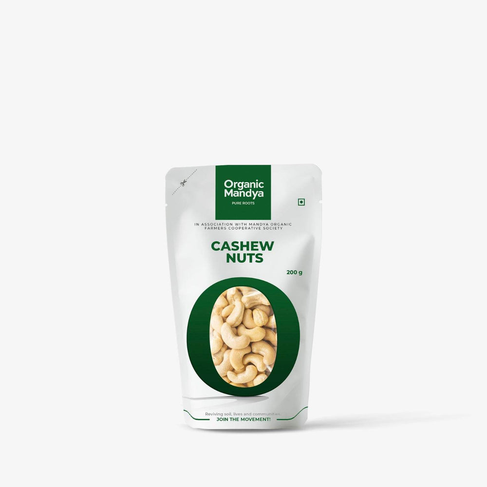 Cashew Nuts Cashew (200g) Front - Organic Mandya