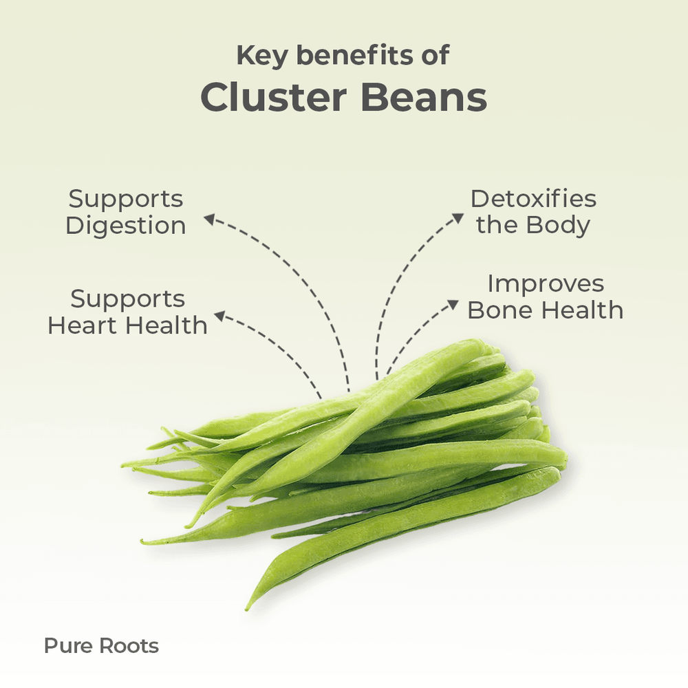Organic Cluster Beans Organic Cluster Beans Organic Mandya