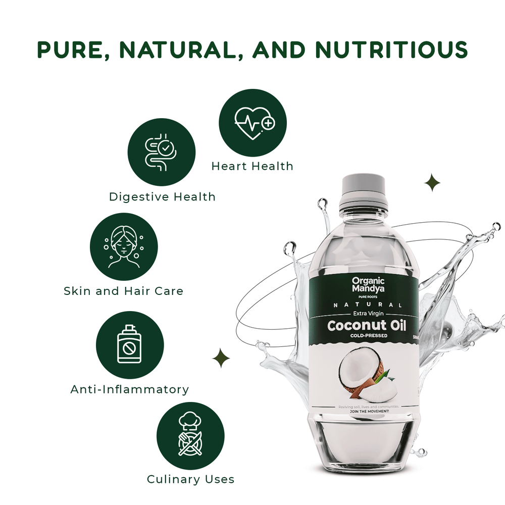 Virgin Coconut Oil - Cold Pressed Virgin coconut Oil features