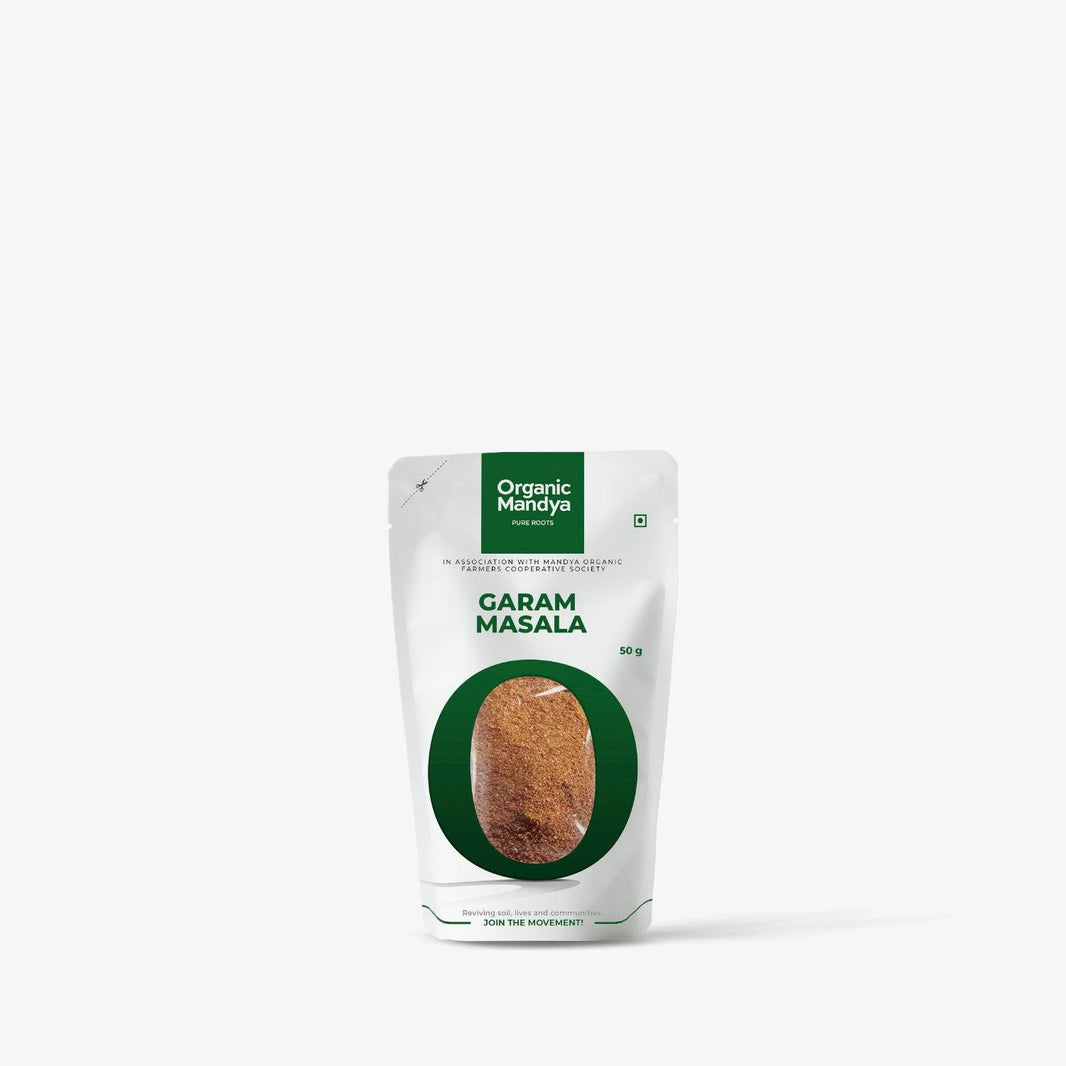 Organic Garam Masala Garam Masala 50g Front-Organic Mandya