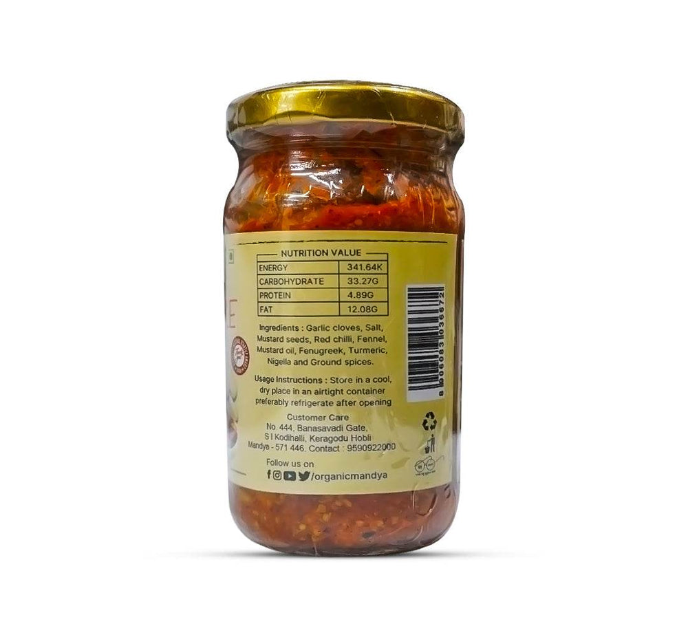 Organic Garlic Pickle Garlic Pickle back
