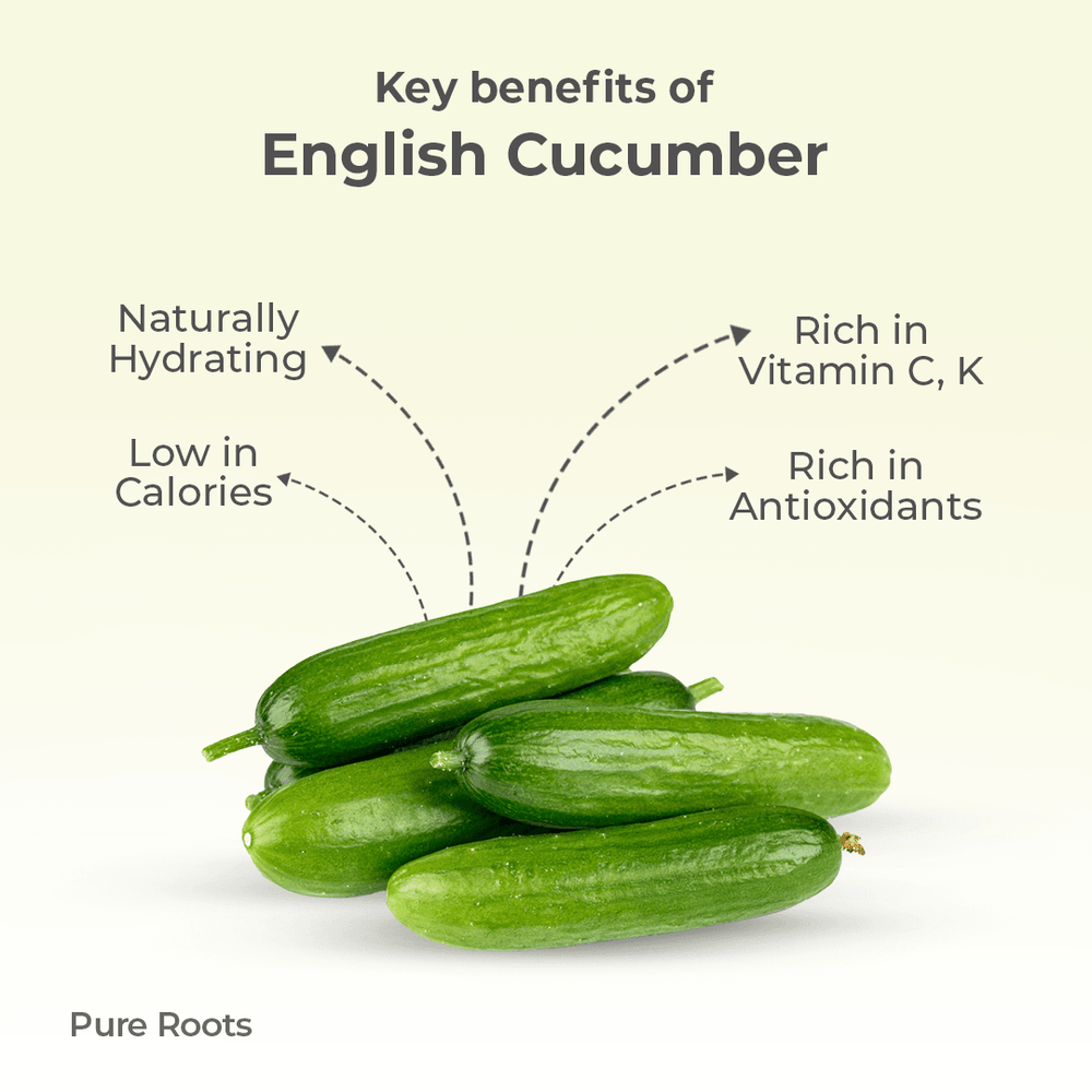 Organic English Cucumber Organic English Cucumber Organic Mandya