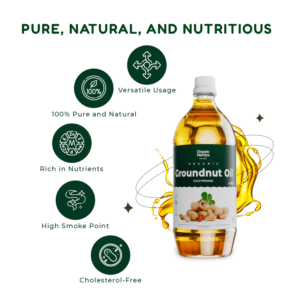 Cold Pressed - Groundnut Oil Groundnut oil benfits