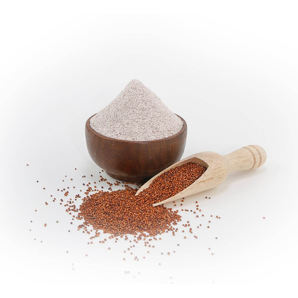 Organic Hand Pounded Finger Millet/Ragi Flour Organic Hand Pounded Finger Millet