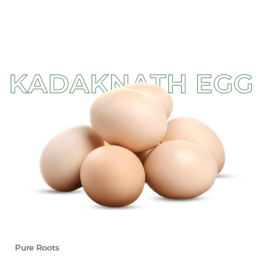Kadaknath egg (pack of 6) Kadaknath egg Organic Mandya