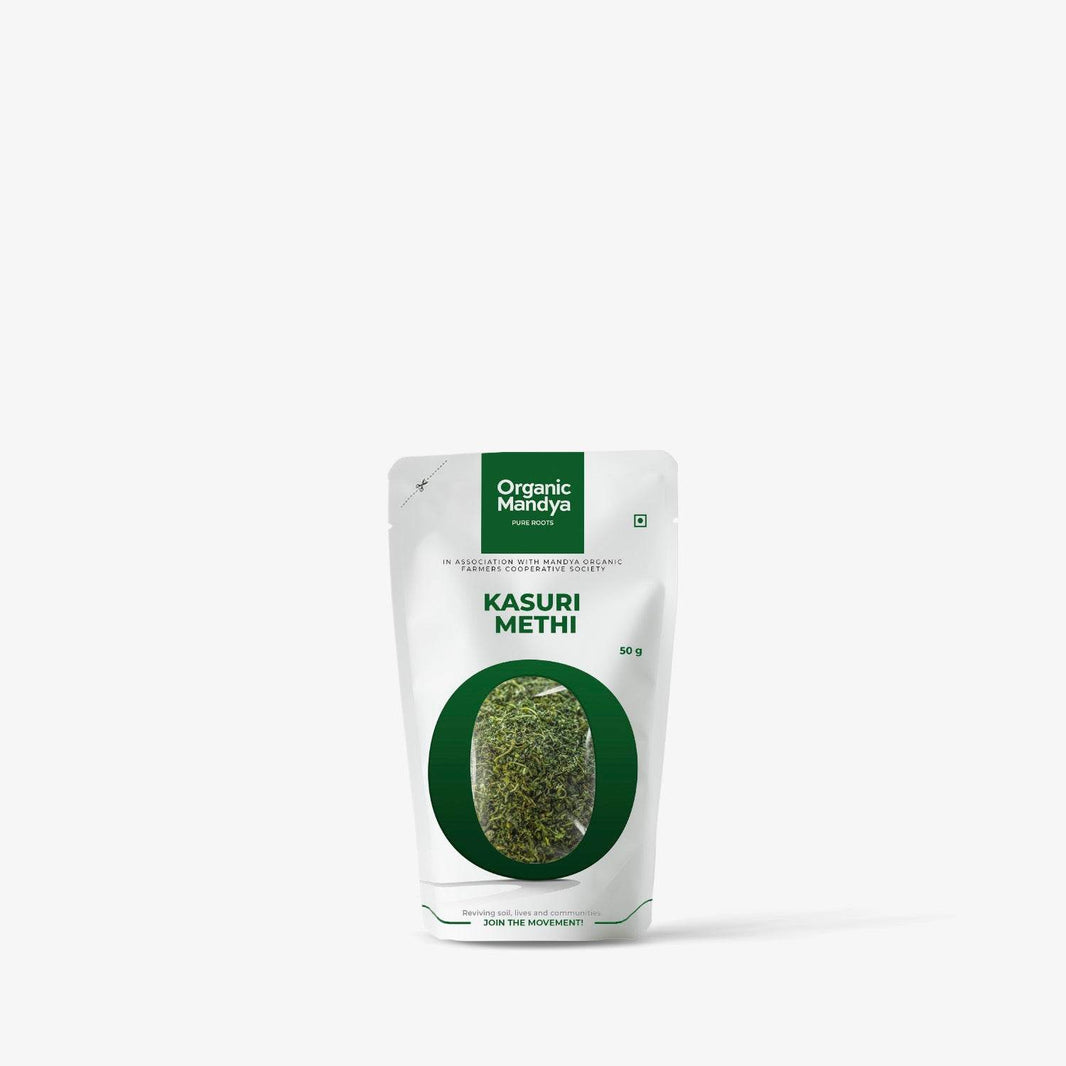 Organic Kasuri Methi Kasuri Methi- 50g Front-Organic Mandya