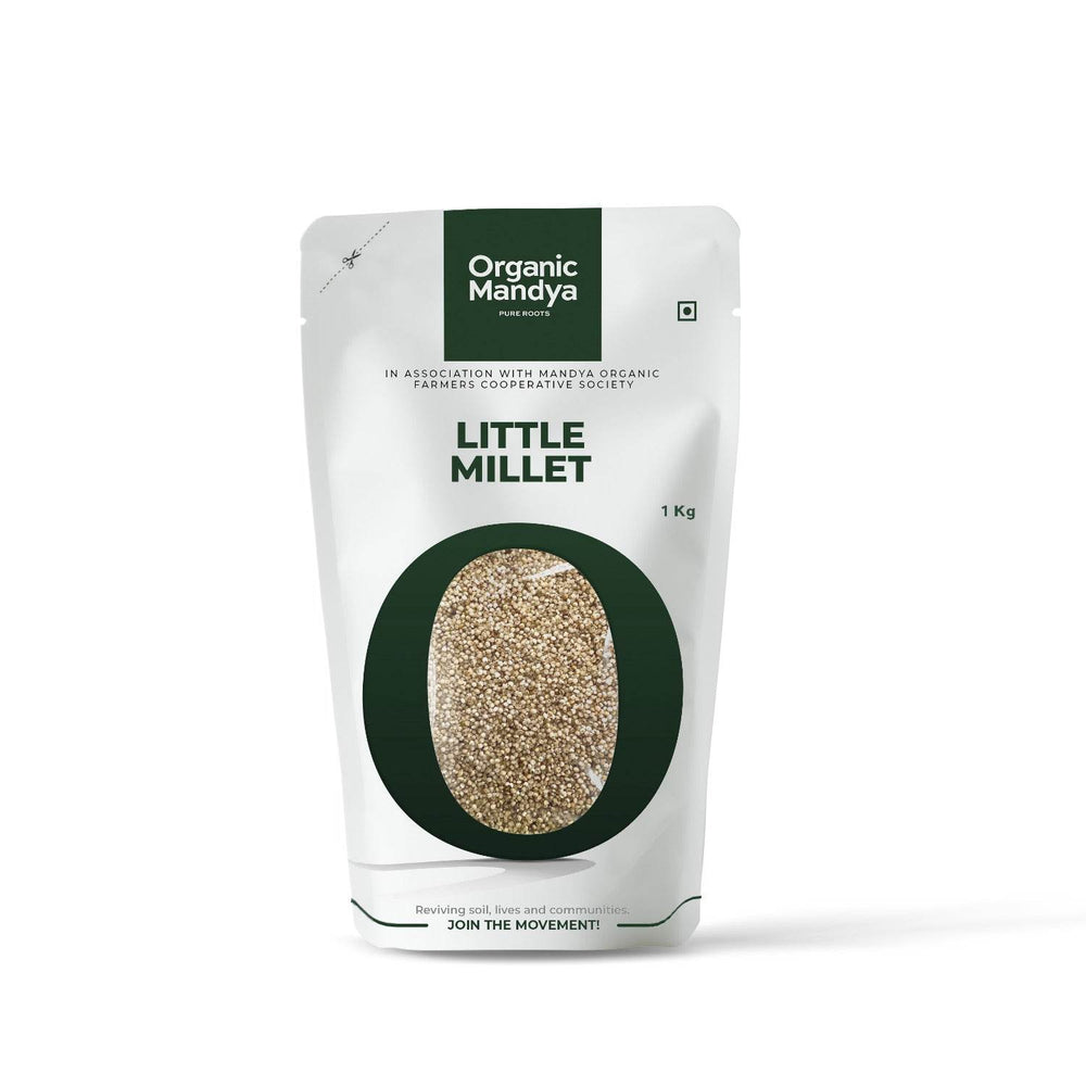 Organic Little Millet (Saame) Little Millet- 1kg Front-Organic Mandya