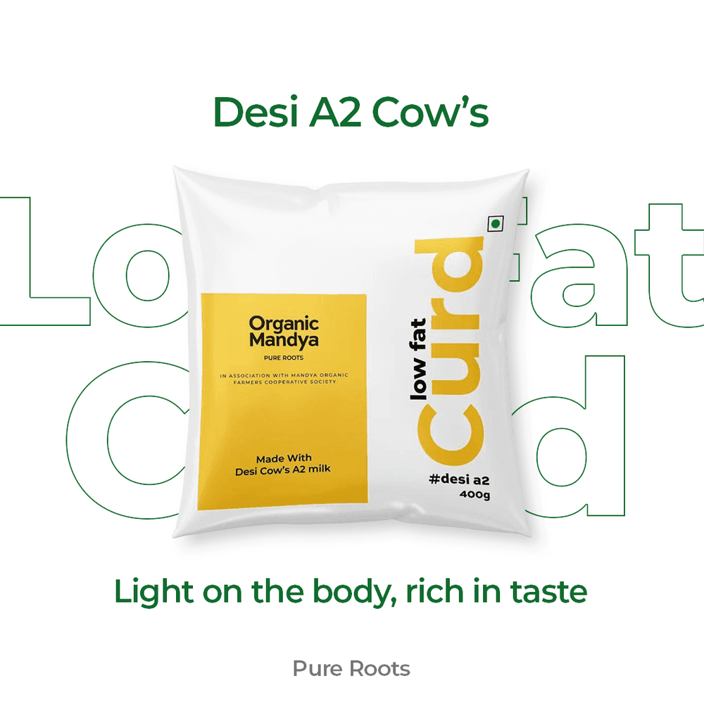A2 Low Fat Curd A2 Low Fat Curd Organic Mandya
