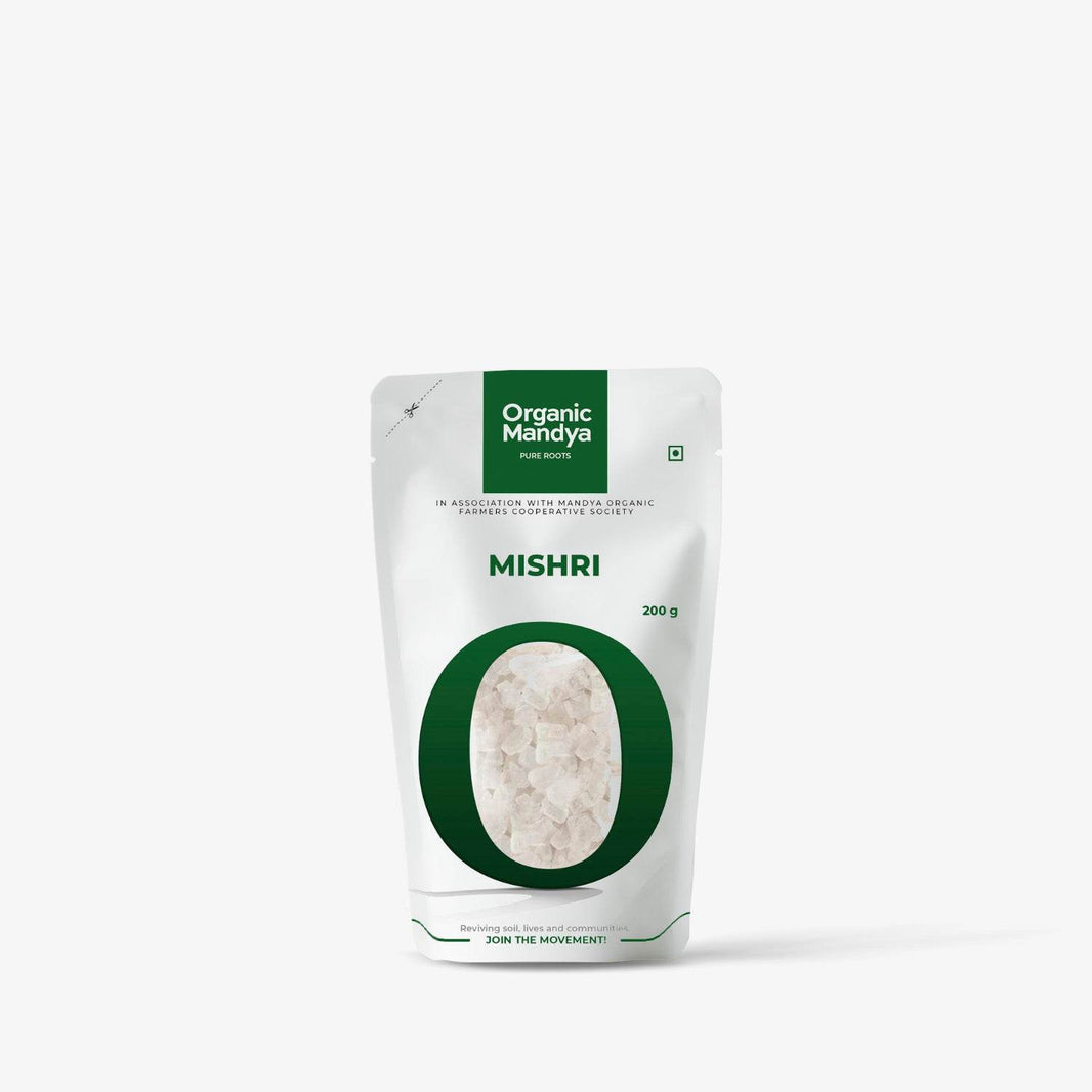 Organic Mishri Mishri 200g Front-Organic Mandya
