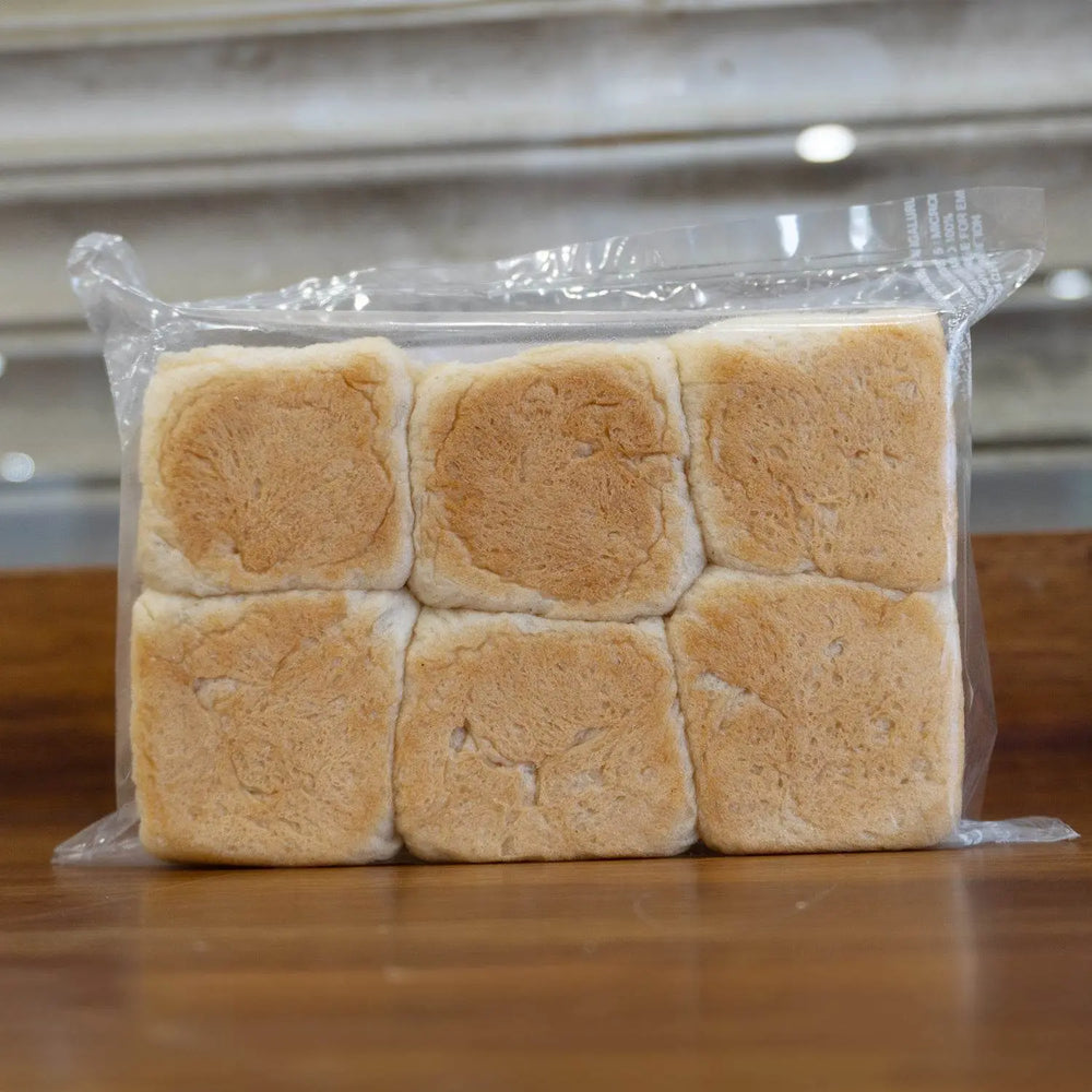 Pav Bread (6 pcs) Pav bread backside