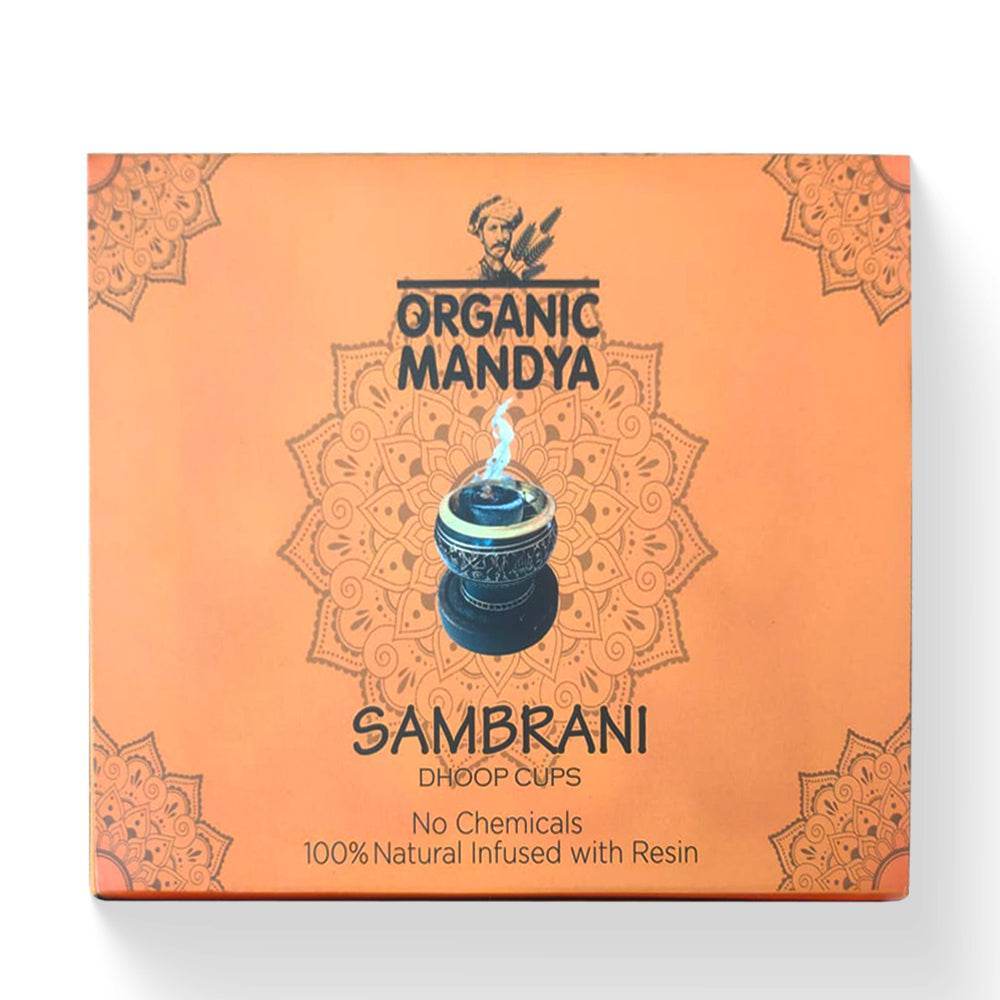 Organic Sambrani Dhoop Cups - 12pcs Set Sambrani dhoop cups(front) 12pcs Set-Organic Mandya