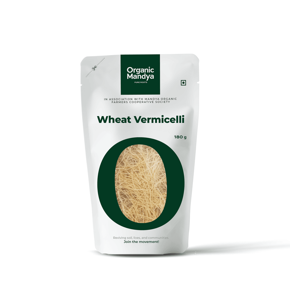 Wheat Vermicelli Wheat vermicelli (180g) front-Organic Mandya