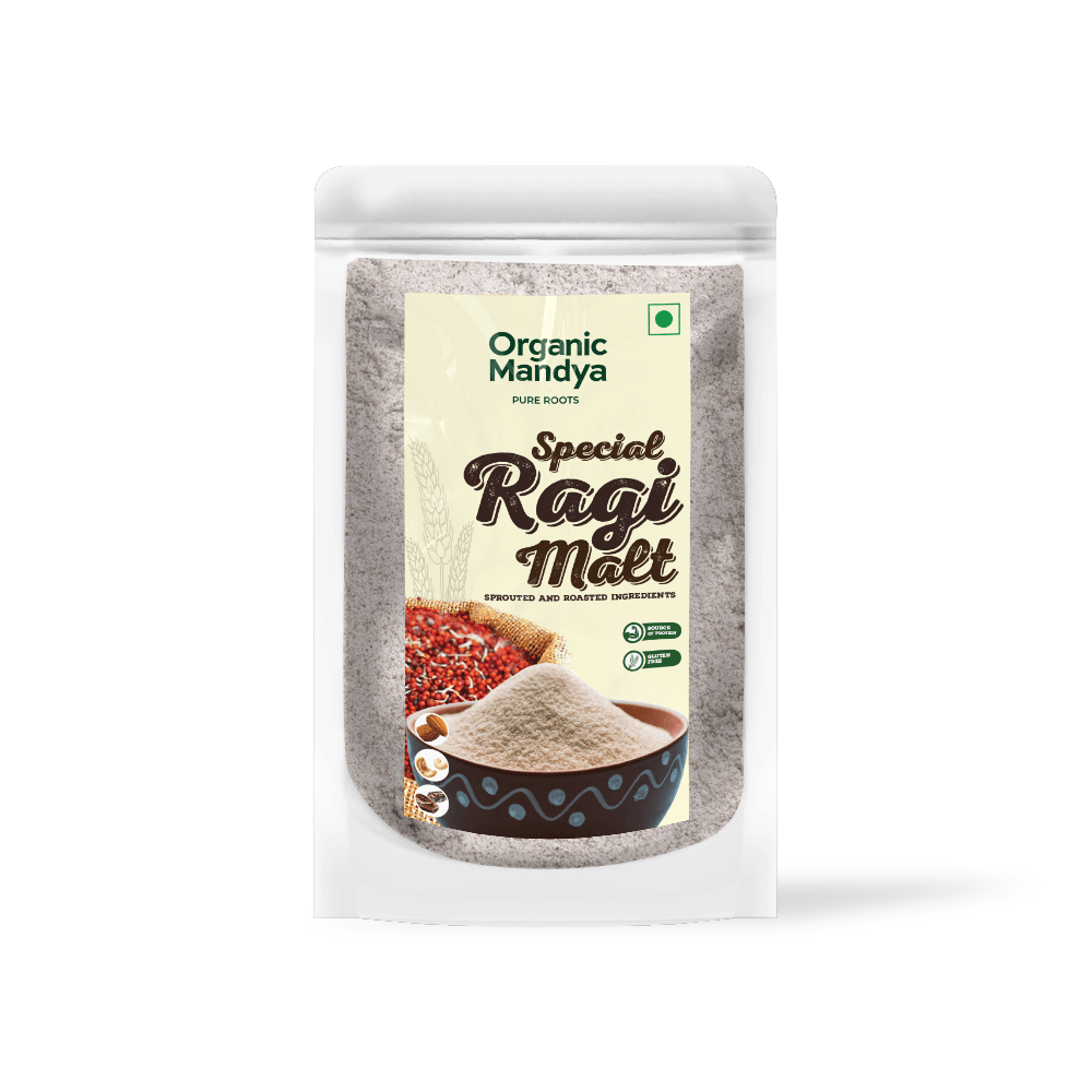 Organic Special Ragi Malt Special Ragi Malt 200g Front-Organic Mandya