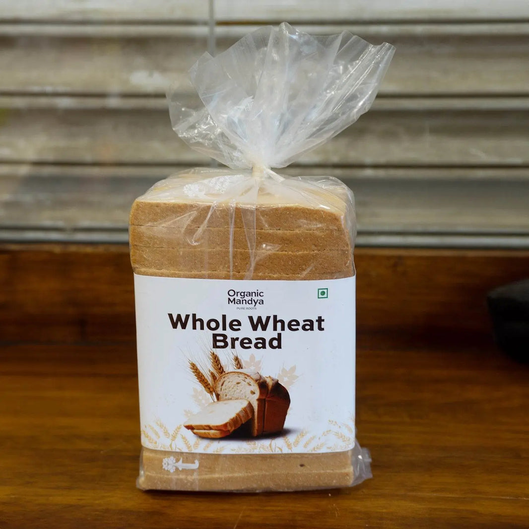 Whole Wheat Bread (400g) Whole wheat Bread - (1 pack) Front-Organic Mandya