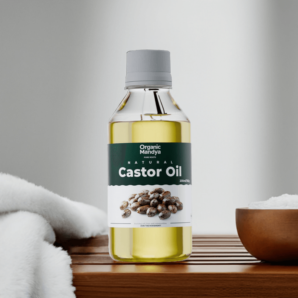 Castor Oil Organic Mandya - Cator oil (200ml) front