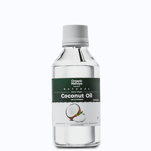 Virgin coconut oil 200ml Front-Organic Mandya