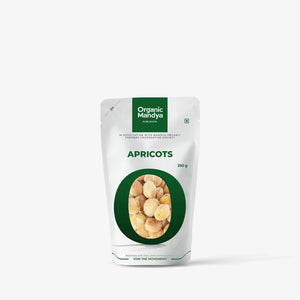 Apricots (250g) front-Organic Mandya