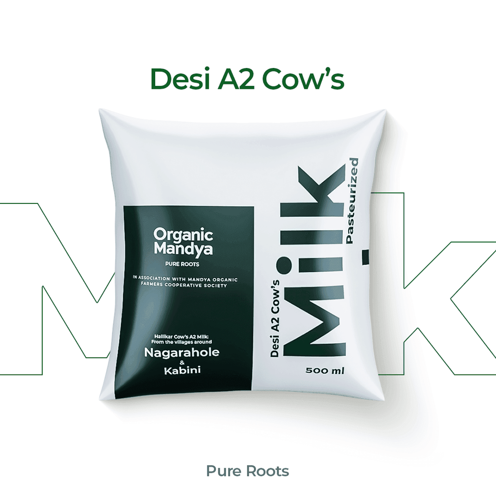 A2 Desi Cow Milk Organic Mandya