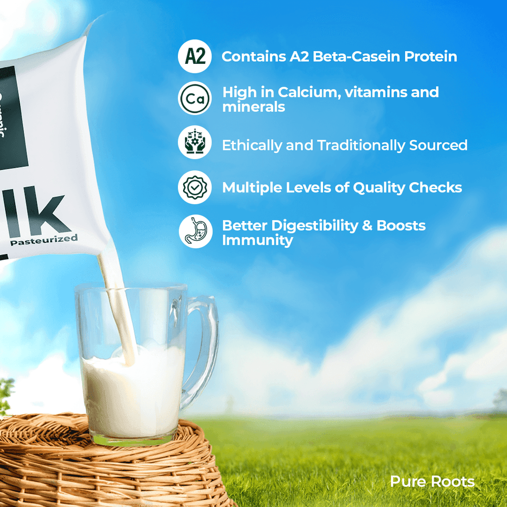 A2 Desi Cow Milk Organic Mandya