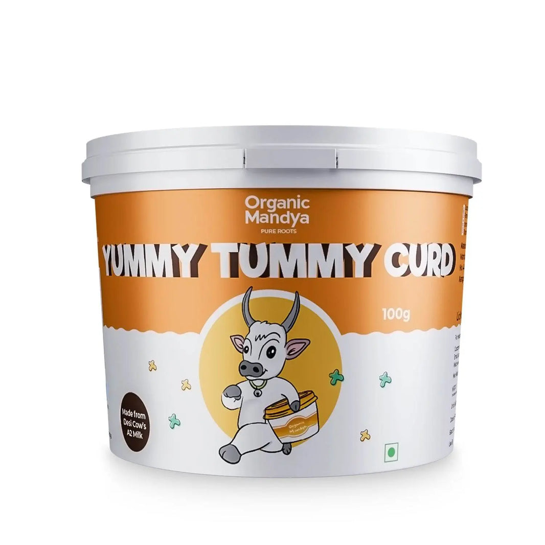 Set Curd For Lunch Box (100g) front-Organic Mandya