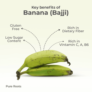 Organic Banana (Bajji) (Big) Organic Mandya
