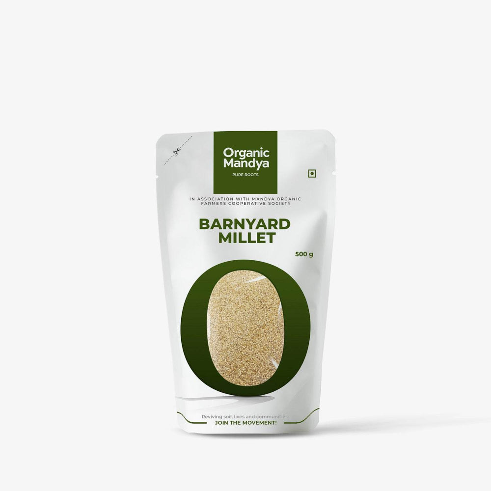  Barnyard Millet (500g) Front - Organic Mandya 