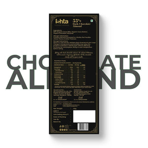 55% Dark chocolate with Almonds (40g) Organic Mandya