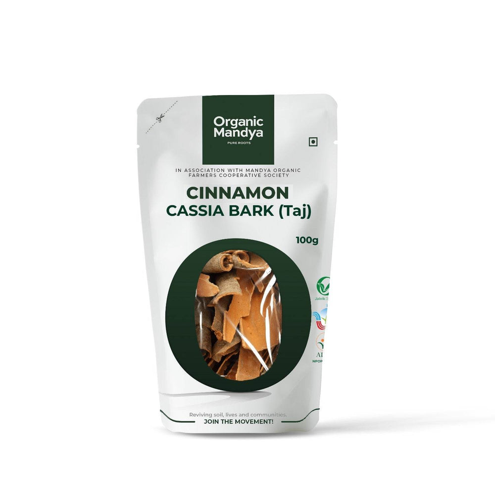 Organic Cinnamon - Cassia Bark (Taj) Organicmandya