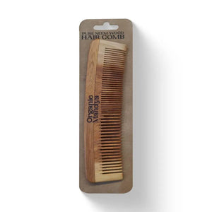 Pure Neem wood hair comb-Double tooth