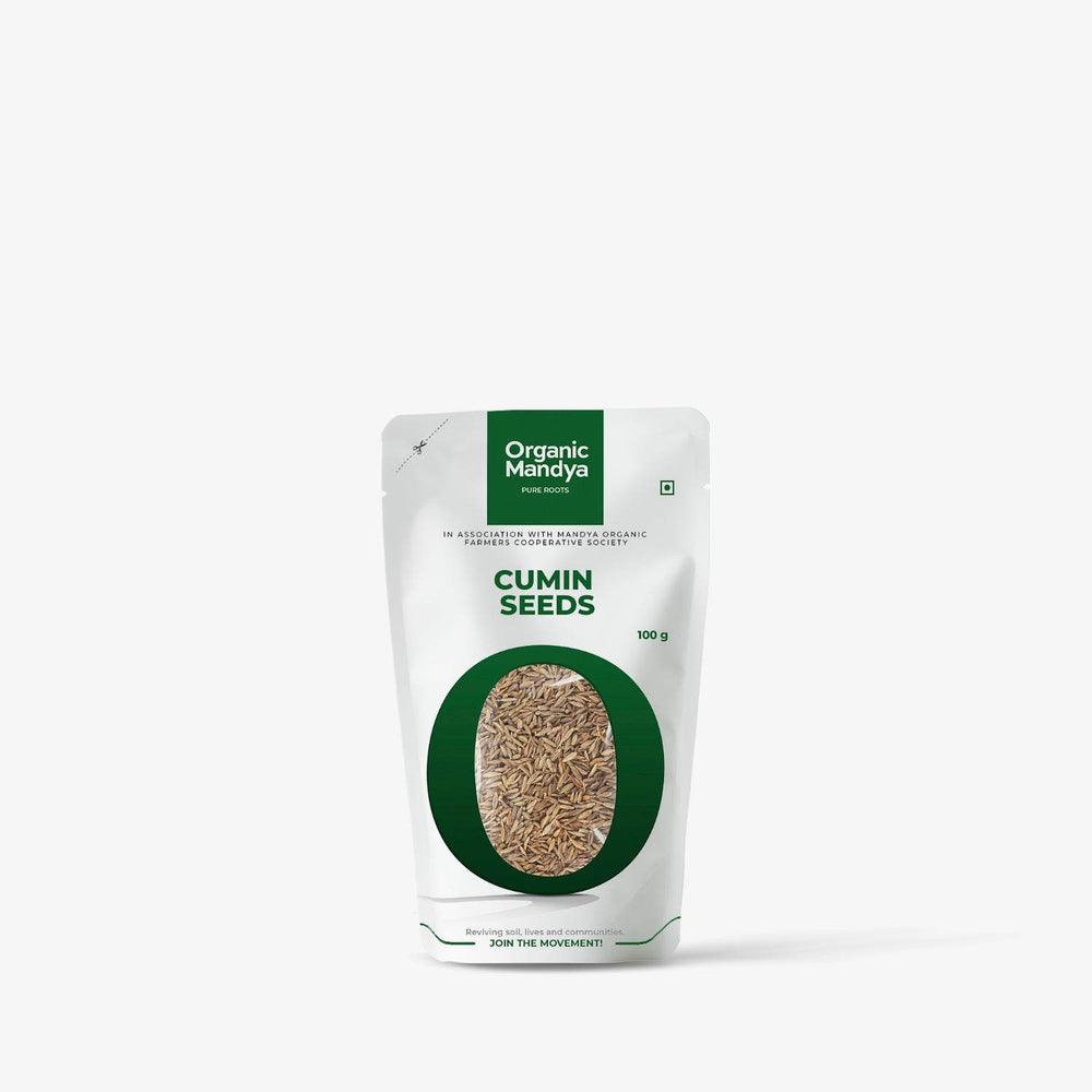 Cumin Seeds- 100g Front-Organic Mandya