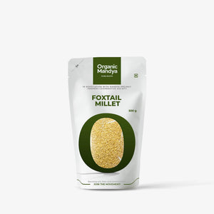 Foxtail Millet 500g Front-Organic Mandya