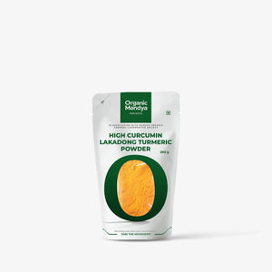  High Curcumin Lakadong Turmeric Powder 200g Front-Organic Mandya