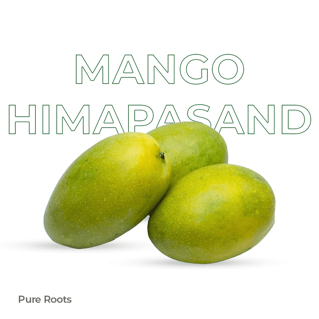 Organic Mango Himapasand Raw (Semi-ripe & mildly sweet) Organic Mandya
