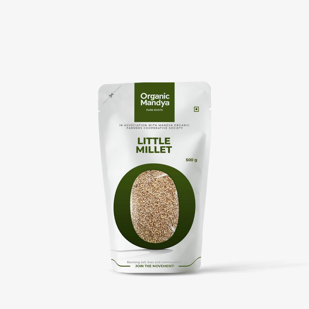 Little Millet-500g Front-Organic Mandya