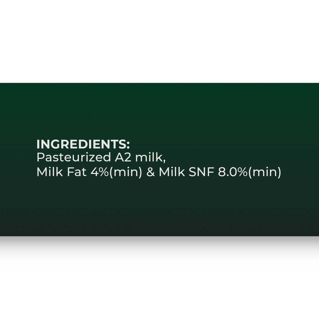 Desi a2 cow's milk ingredients