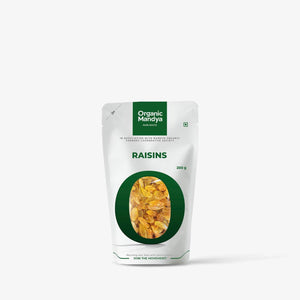 Raisins Front - 200g-Organic Mandya 