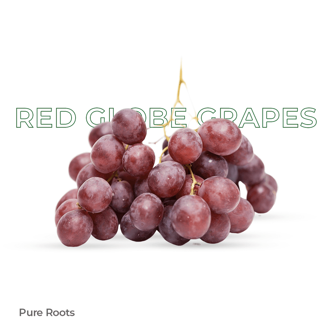 Organic Red Globe Grapes Organic Mandya