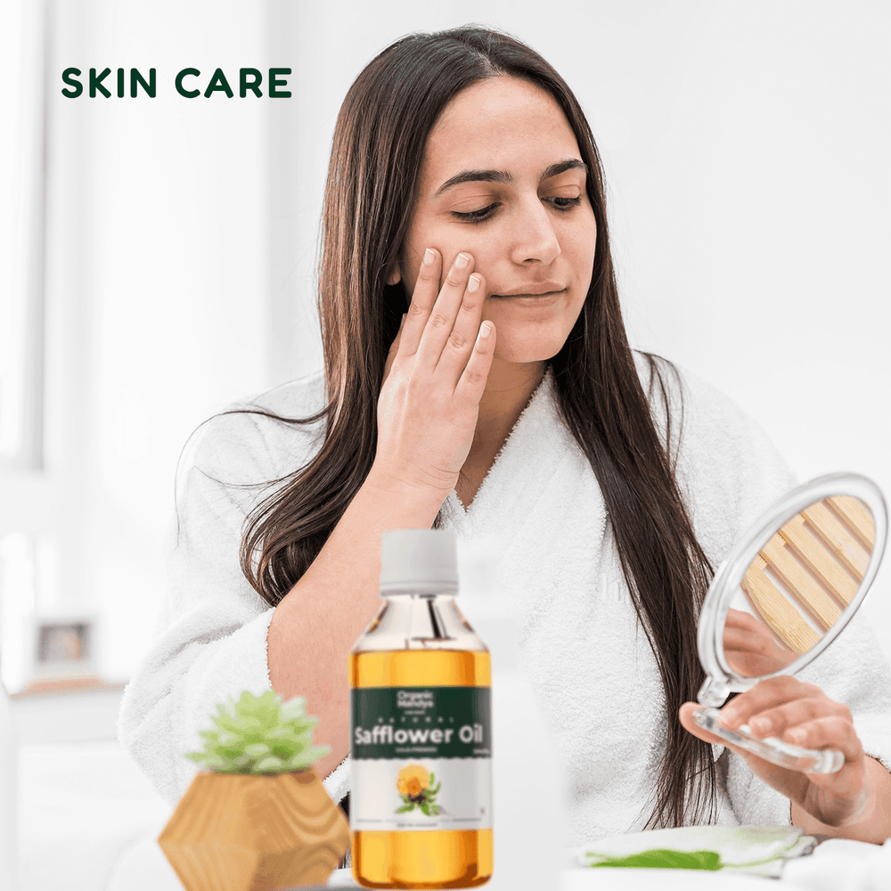 Safflower oil skin care