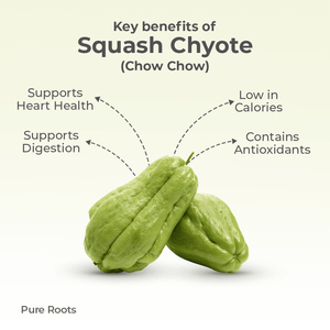 Organic Squash Chyote (Chow Chow) Organic Mandya