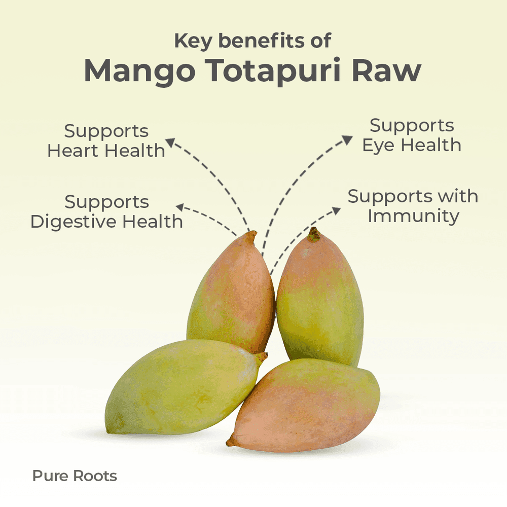 Organic Mango Totapuri Raw Organic Mandya