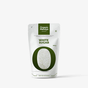 White Sugar Front - 500g-Organic Mandya