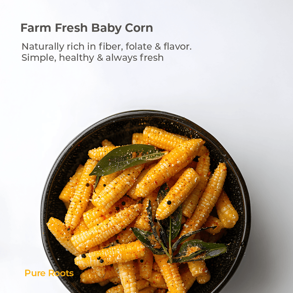 Organic Baby Corn Organic Mandya