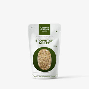 Browntop Millet (500g) Front - Organic Mandya 
