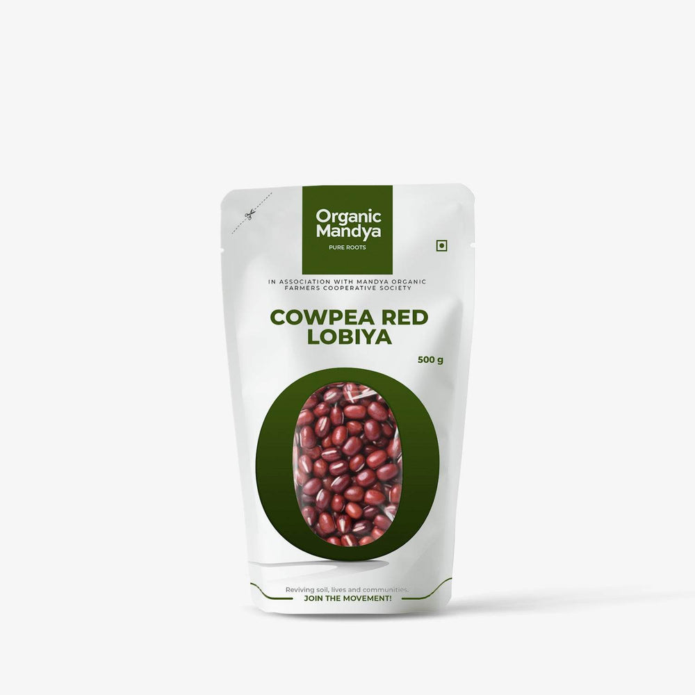 Cow Pea Red 500g Front-Organic Mandya